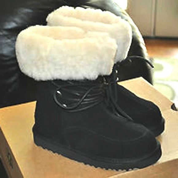 UGG Australia Black DEME Boots - Picture 2 of 3